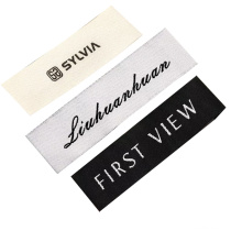 Wholesale Custom Damask Woven Neck Label for Clothing